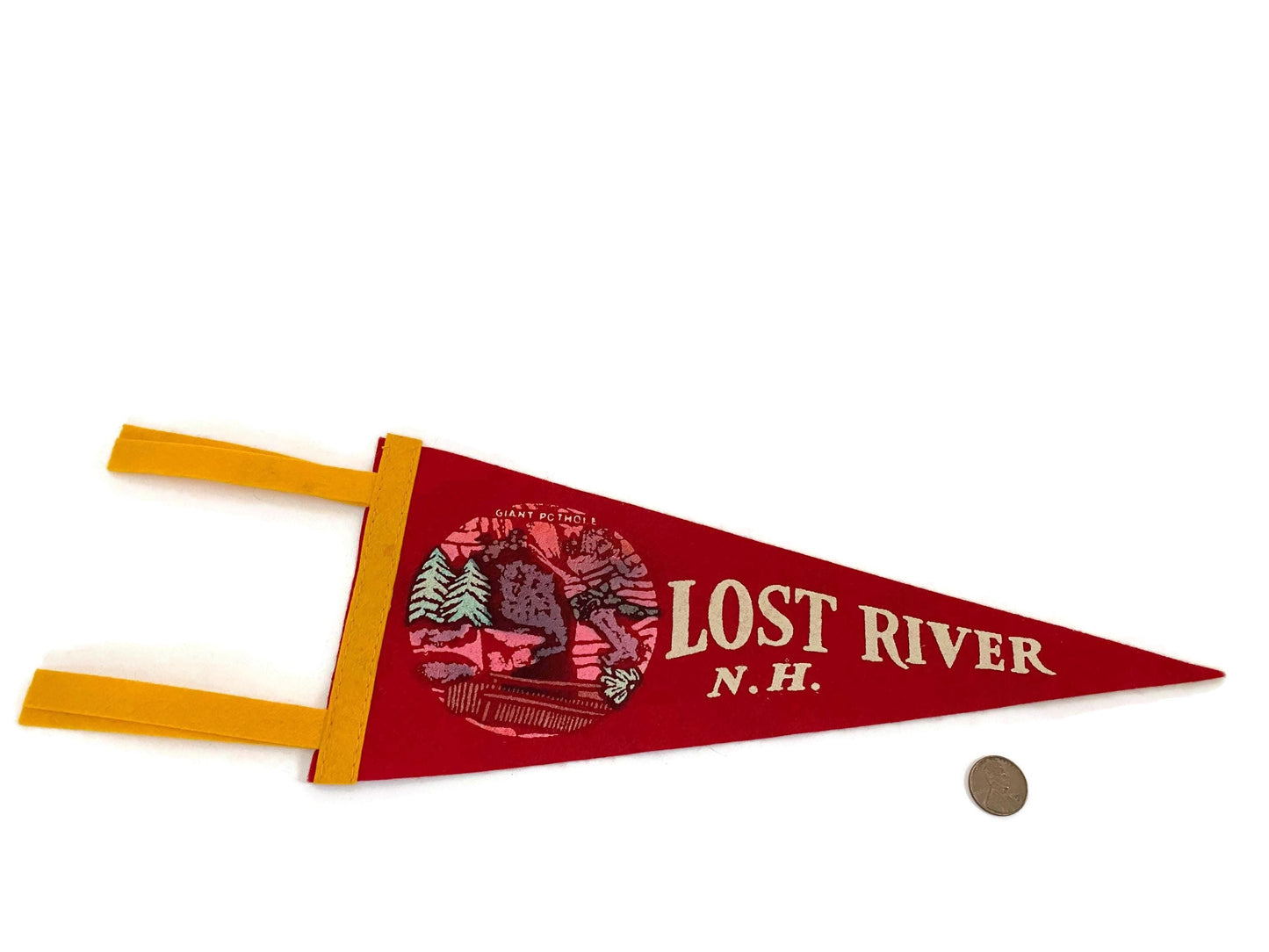 Vintage Lost River, New Hampshire Pennant at Duckwells