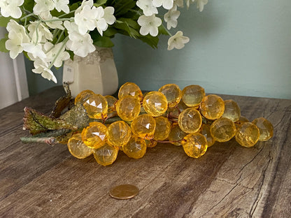 Midcentury Lucite Faceted Grape Bunch at Duckwells