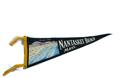 Vintage Nantasket Beach Massachusetts Pennant