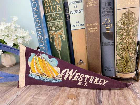 Vintage Westerly Rhode Island Pennant