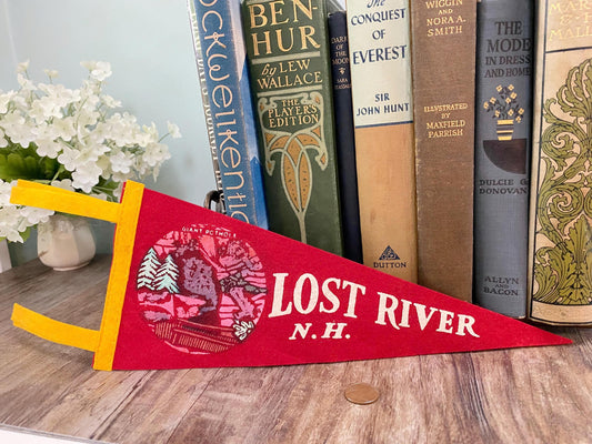 Vintage Lost River, New Hampshire Pennant at Duckwells