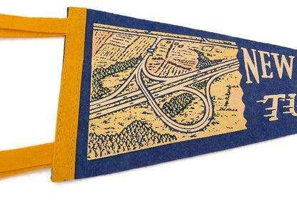Vintage New Jersey Turnpike Felt Pennant at Duckwells
