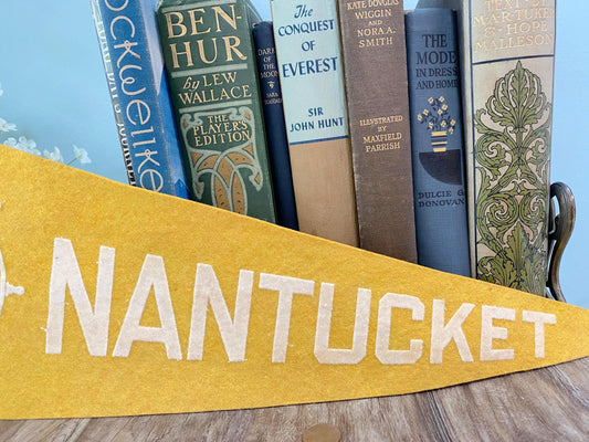 Vintage Nantucket Massachusetts Pennant