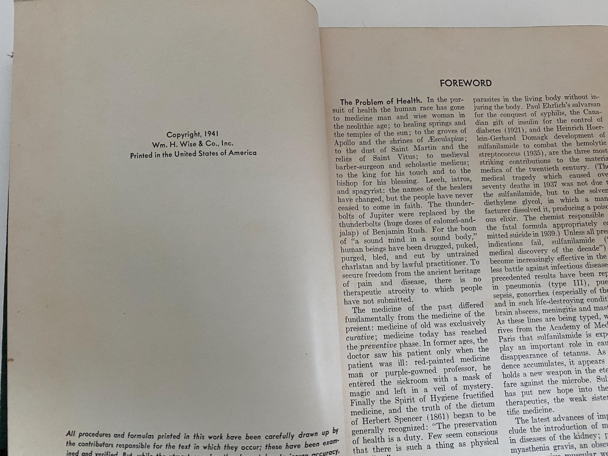 Vintage Medical Book, The New People's Physician Vol.1-Illustrated at Duckwells