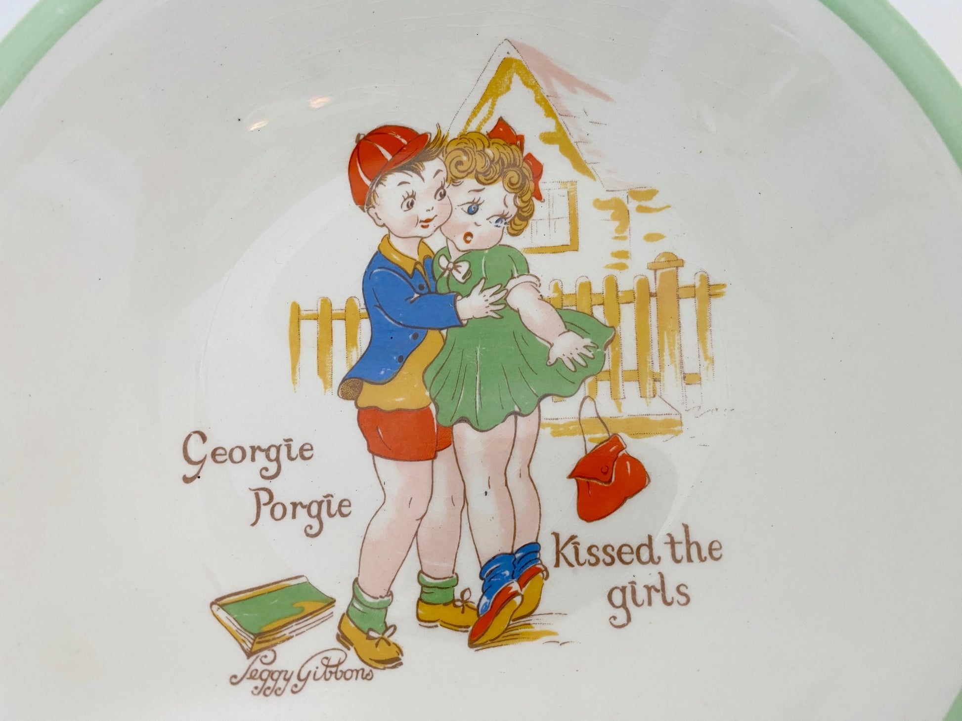 Vintage Georgie Porgie Child's Bowl at Duckwells