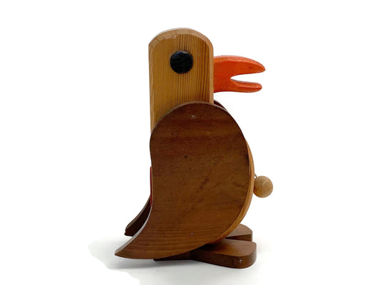 Vintage French Wooden Duck Music Box at Duckwells