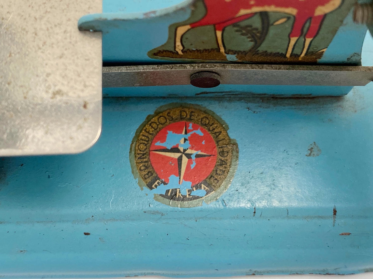 Vintage Mini Sewing Machine by Estrela, Brazilian Display Toy at Duckwells