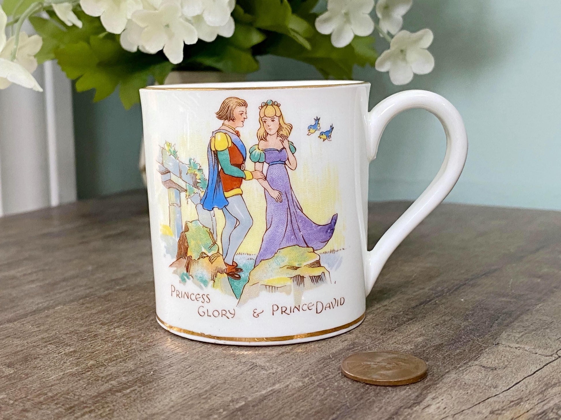 Vintage Prince and Princess Cup at Duckwells