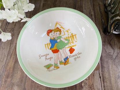 Vintage Georgie Porgie Child's Bowl at Duckwells