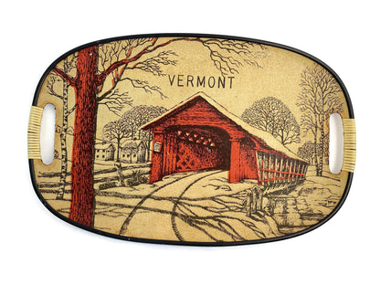 Vintage Vermont Souvenir Tray at Duckwells