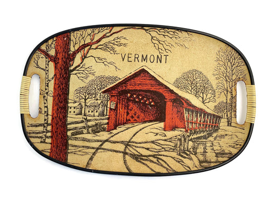 Vintage Vermont Souvenir Tray at Duckwells