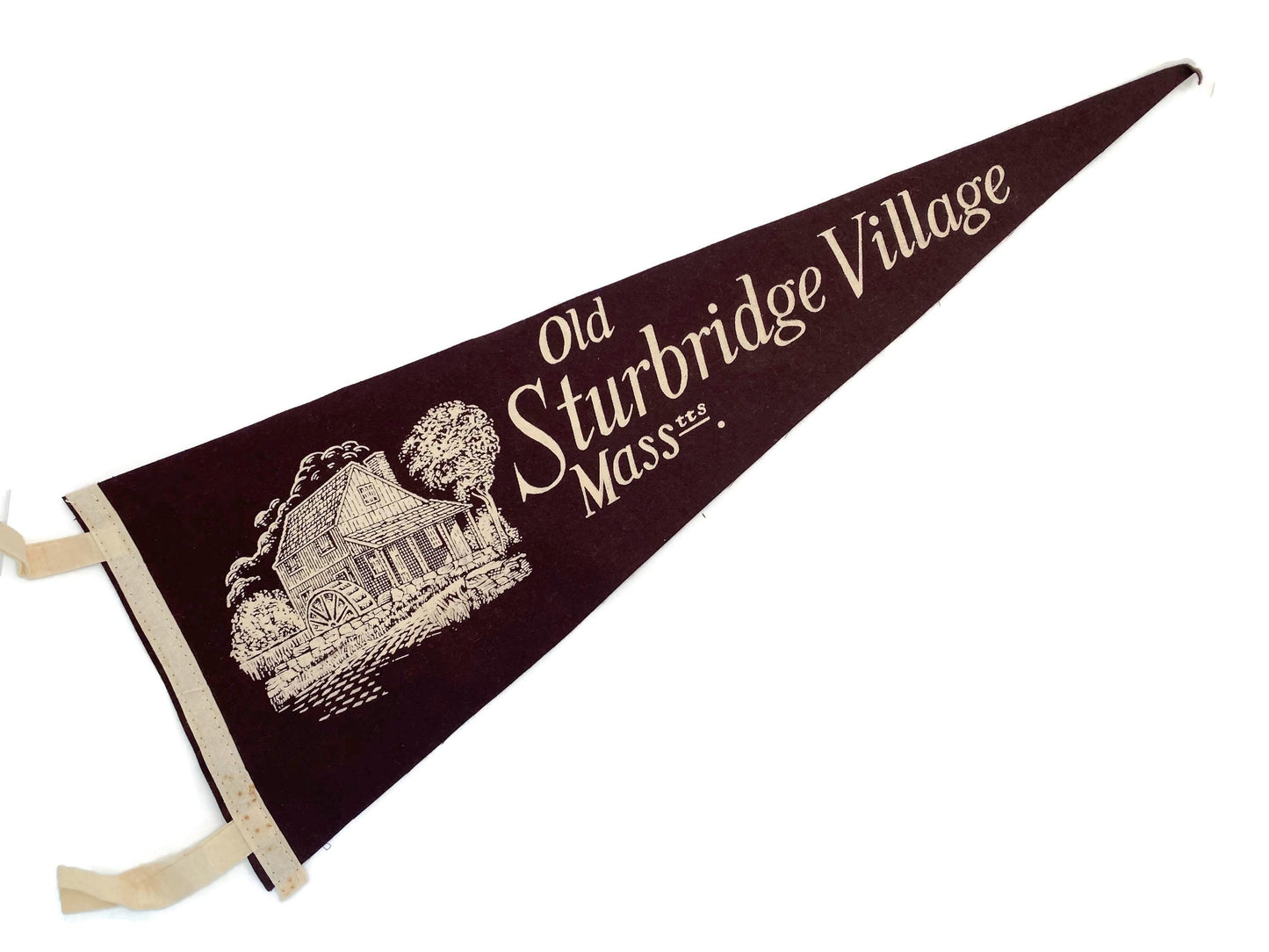 Vintage Old Sturbridge Village Pennant at Duckwells