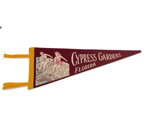 Vintage Cypress Gardens, FL Pennant at Duckwells