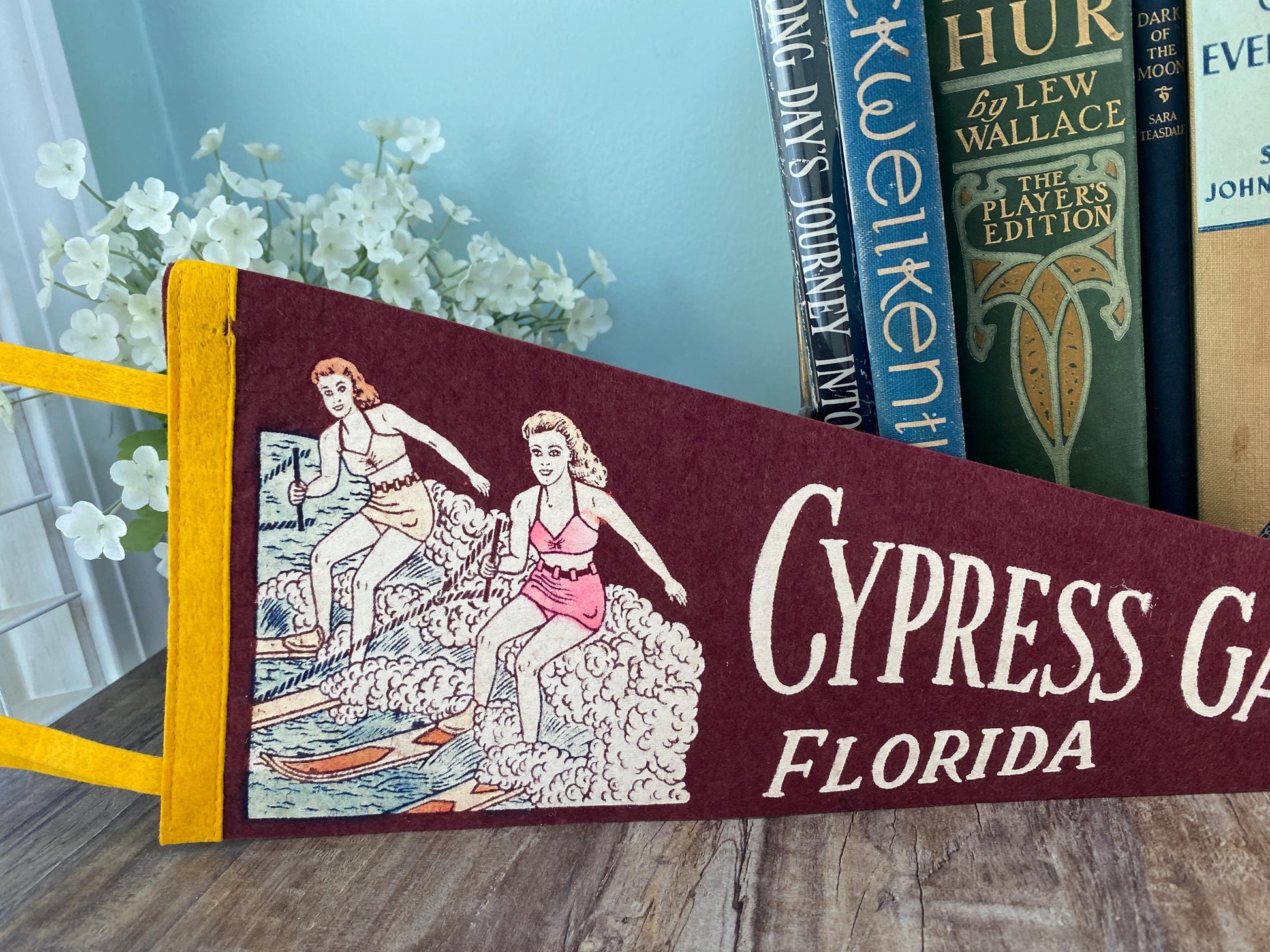 Vintage Cypress Gardens, FL Pennant at Duckwells