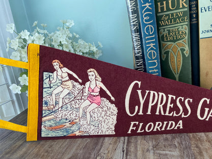 Vintage Cypress Gardens, FL Pennant at Duckwells