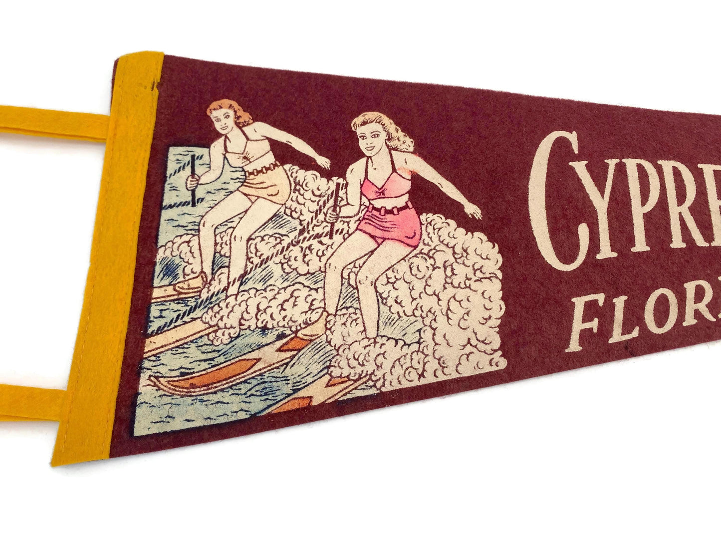 Vintage Cypress Gardens, FL Pennant at Duckwells