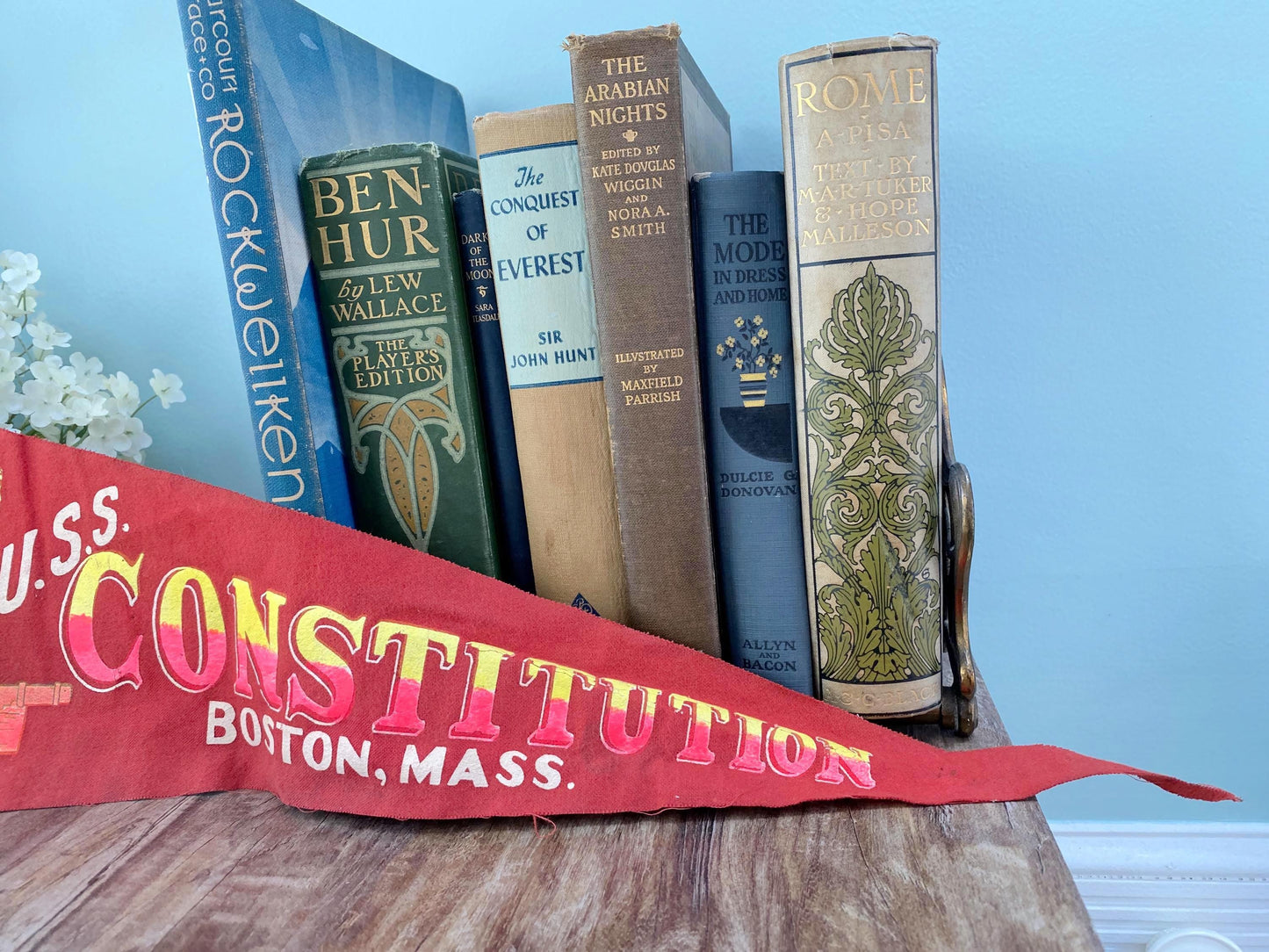 Vintage USS Constitution Pennant at Duckwells