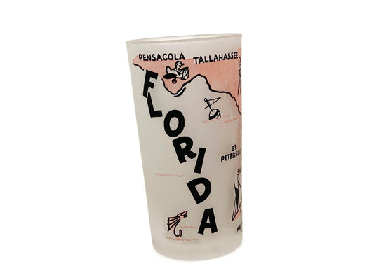 Midcentury Florida Souvenir Glass at Duckwells