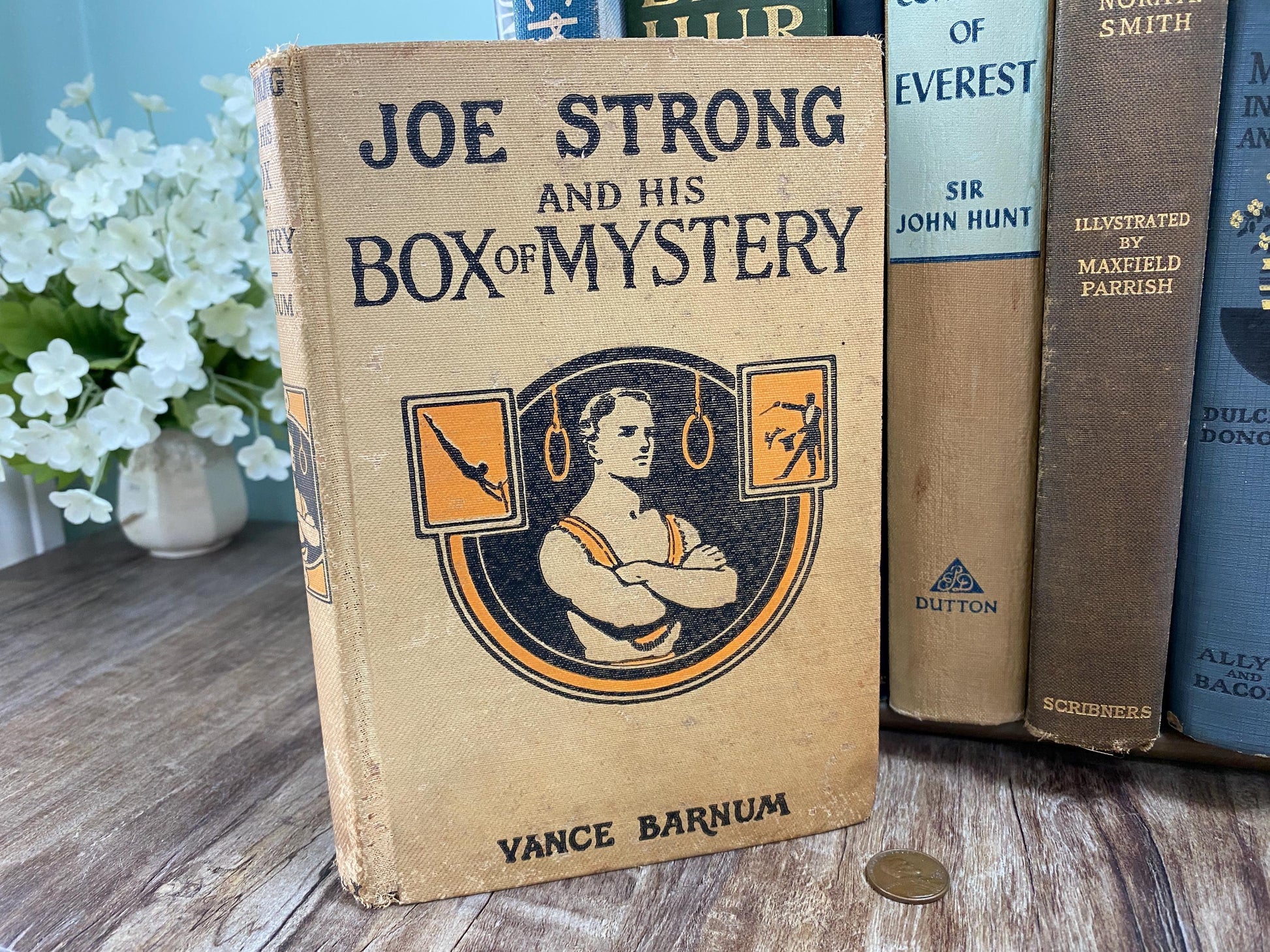 Antique Book, Joe Strong and His Box of Mystery, 1919 Hardcover at Duckwells