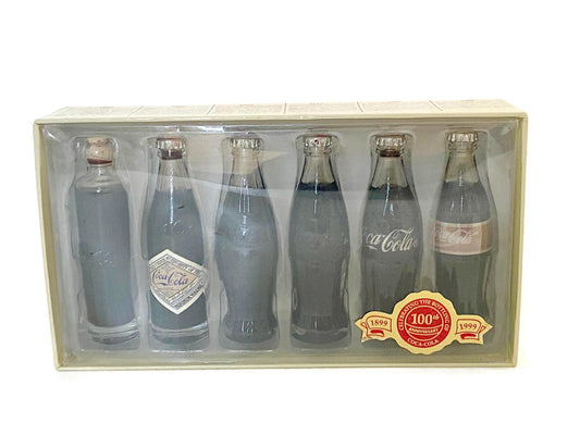 Miniature Coke Bottle Set