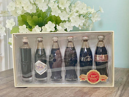 Vintage Coca Cola Bottles Collectible Miniatures at Duckwells