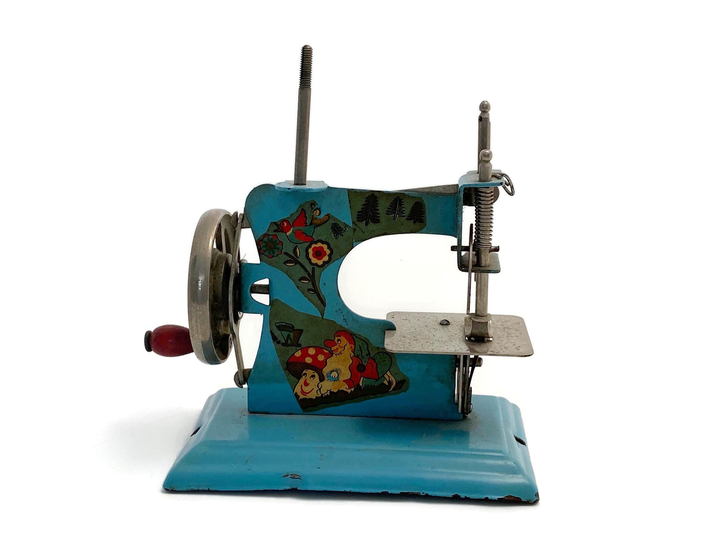 Vintage Mini Sewing Machine by Estrela, Brazilian Display Toy at Duckwells