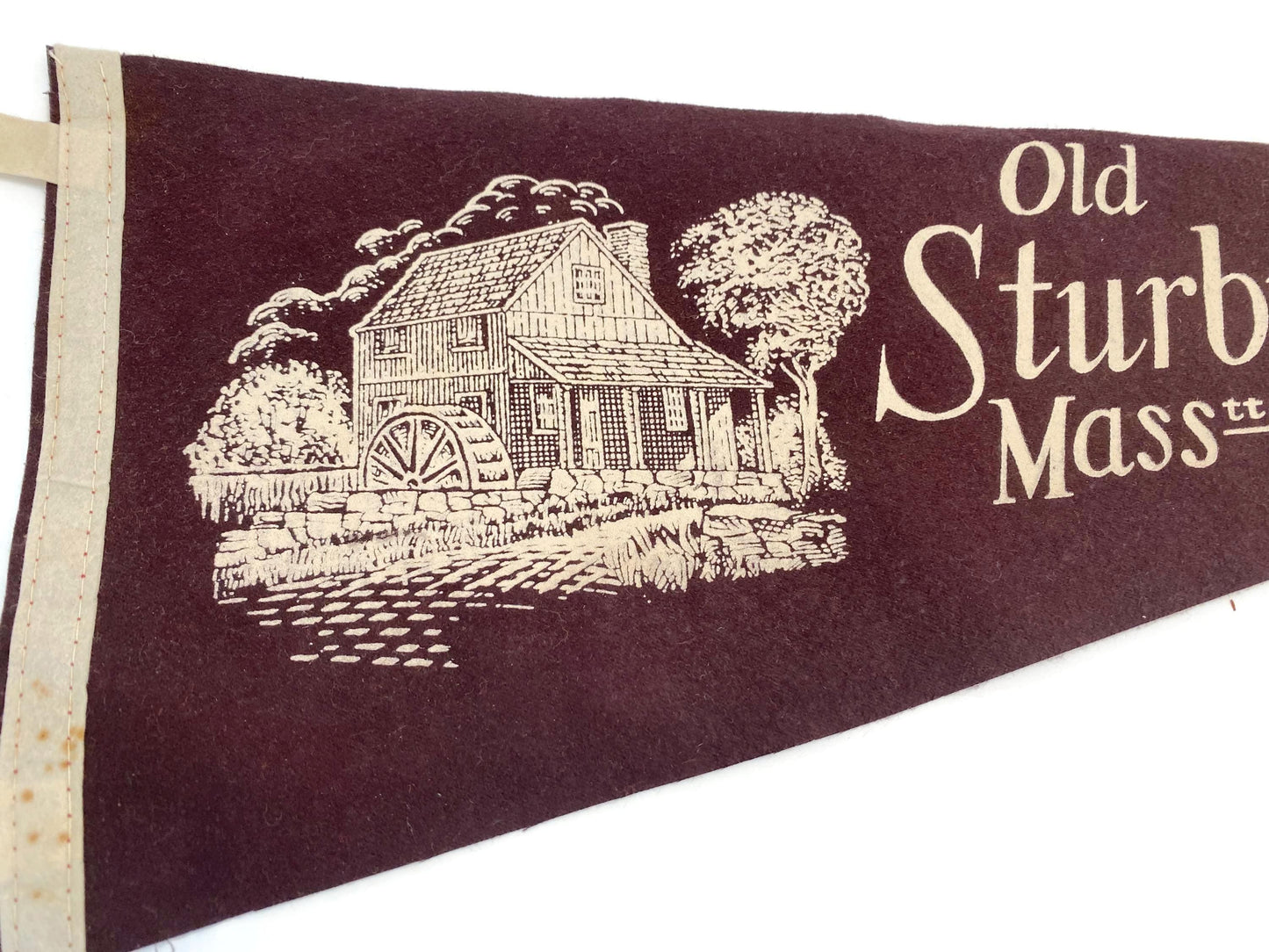 Vintage Old Sturbridge Village Pennant at Duckwells