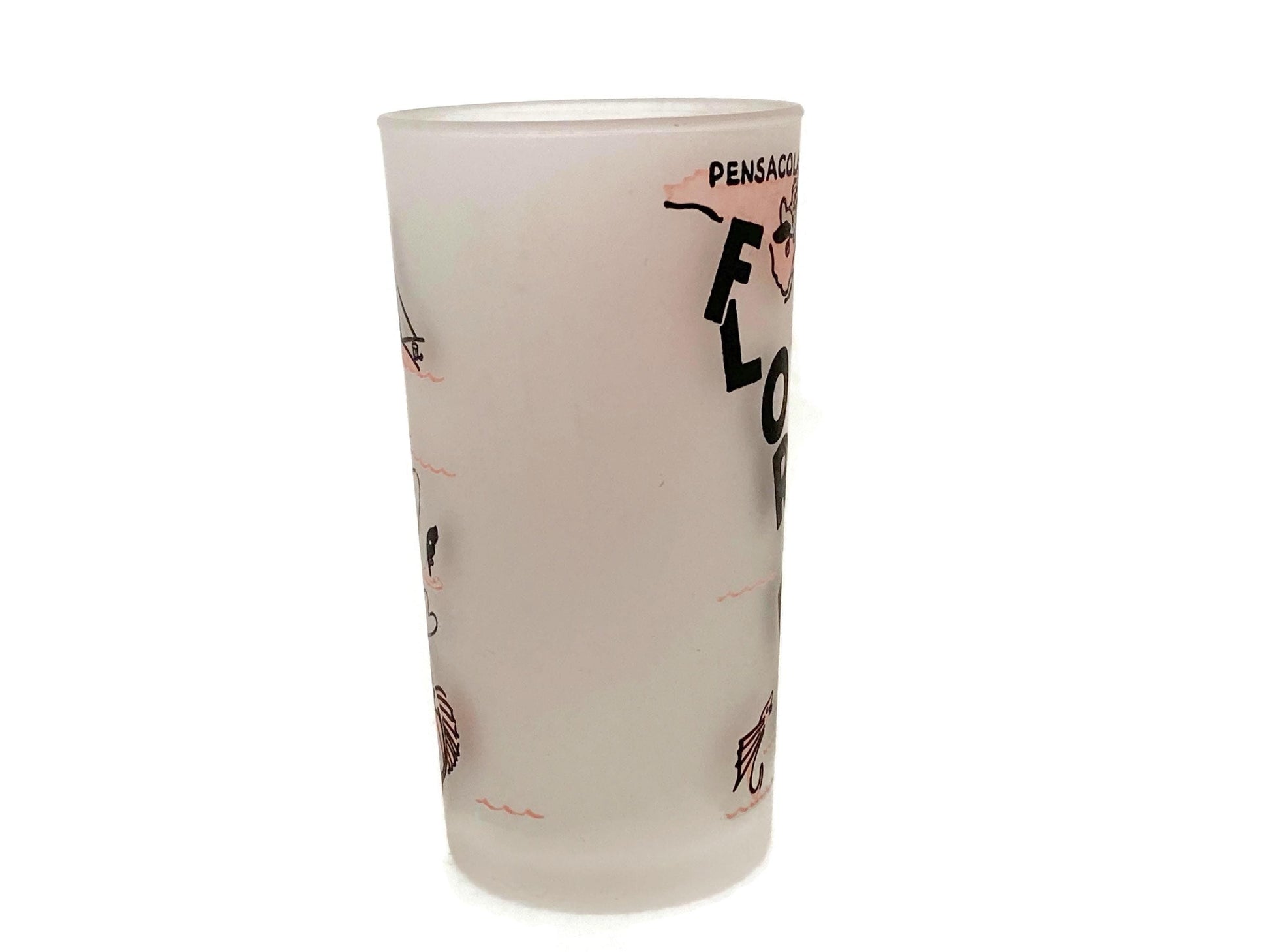 Midcentury Florida Souvenir Glass at Duckwells