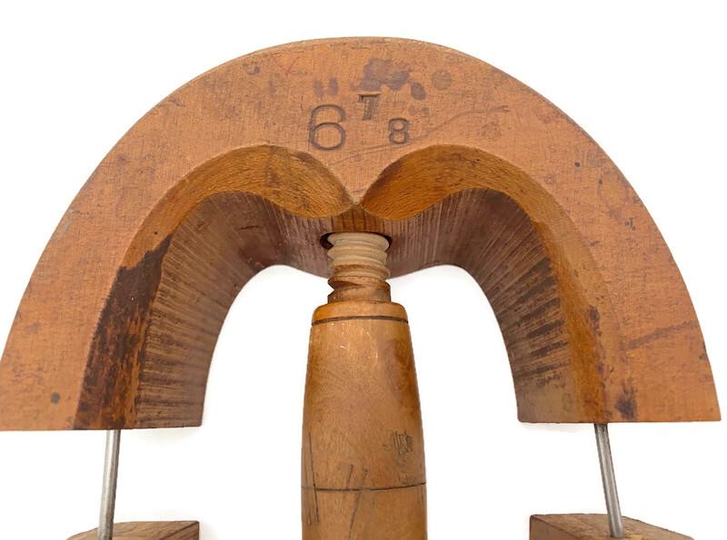 Antique Wood Hat Stretcher, Millinery Hat Making Tool at Duckwells