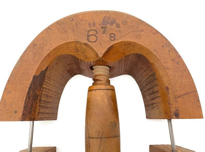 Antique Wood Hat Stretcher, Millinery Hat Making Tool at Duckwells