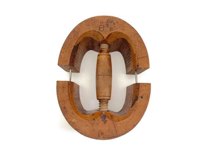 Antique Wood Hat Stretcher, Millinery Hat Making Tool at Duckwells