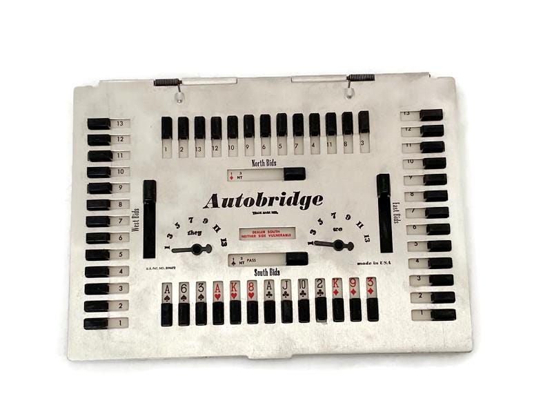 Midcentury Auto Bridge Game at Duckwells