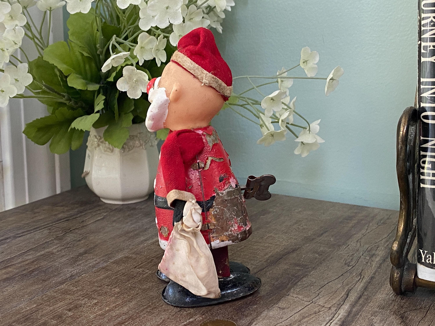 Vintage Santa Claus Toy Wind Up Collectible at Duckwells