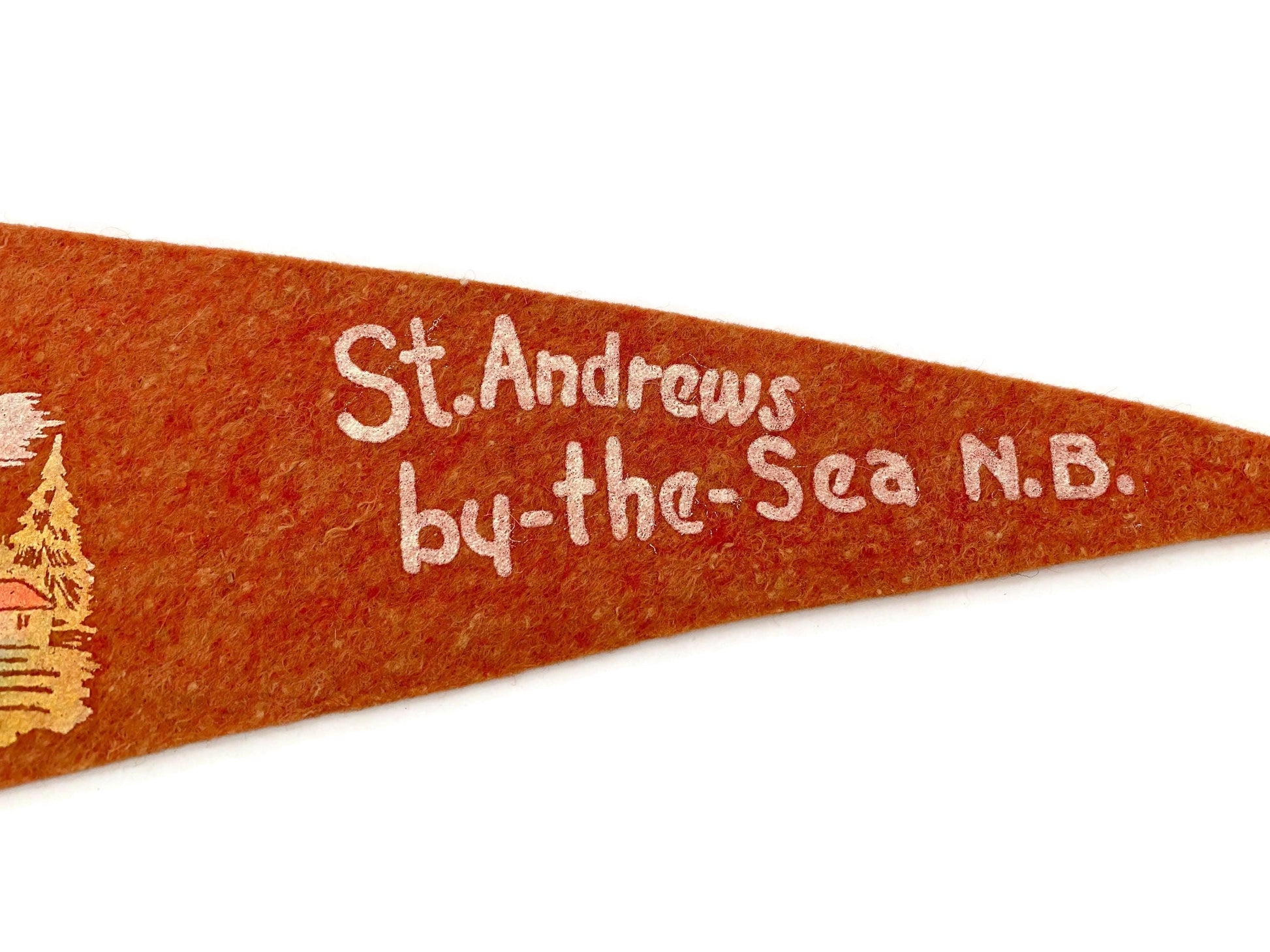 Midcentury St. Andrews by the Sea New Brunswick Canada Pennant at Duckwells