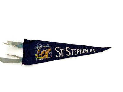 Midcentury St. Stephen New Brunswick Canada Pennant at Duckwells