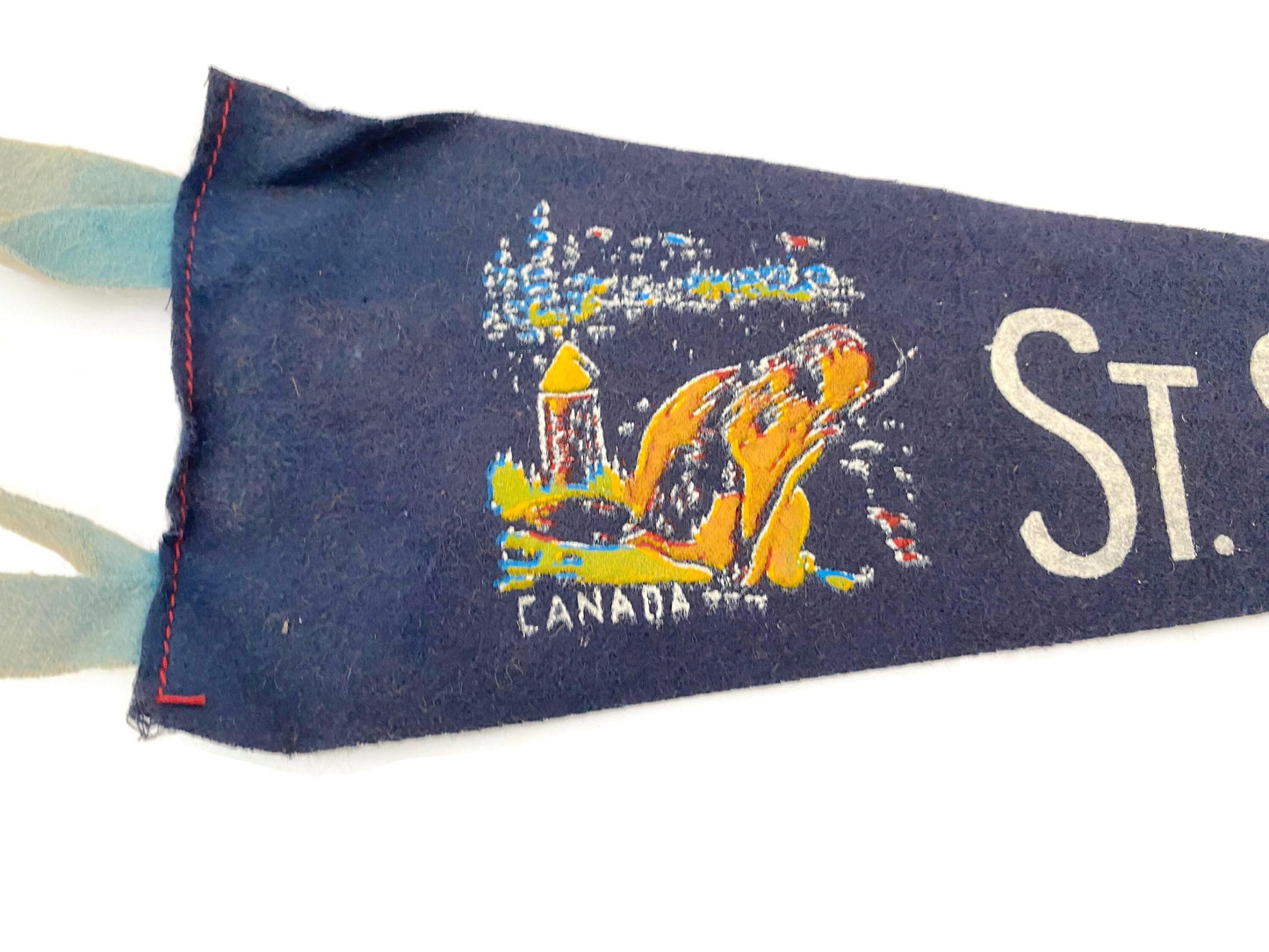 Midcentury St. Stephen New Brunswick Canada Pennant at Duckwells