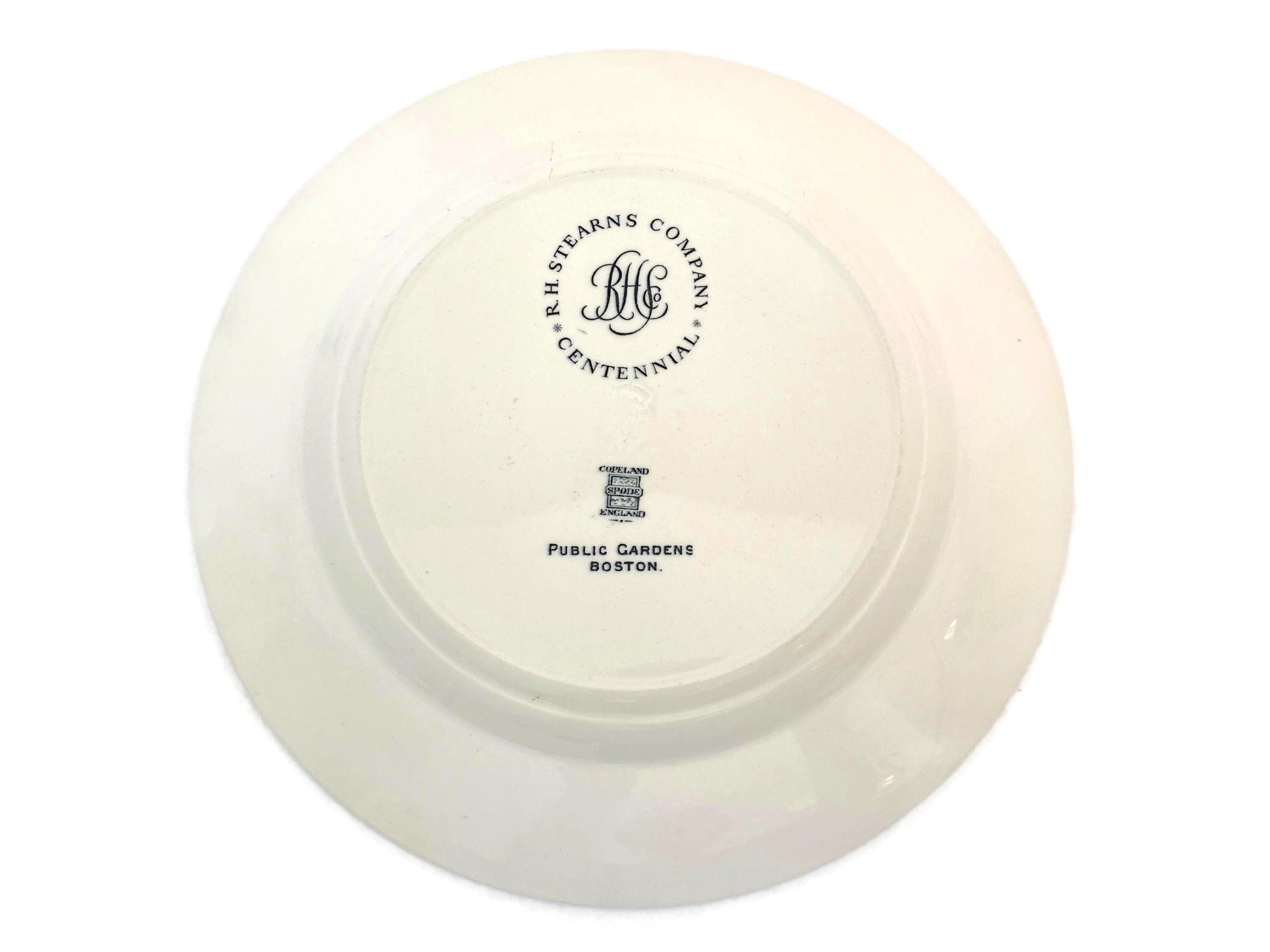 Vintage Boston Public Gardens Plate by Spode at Duckwells
