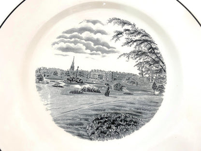 Vintage Boston Public Gardens Plate by Spode at Duckwells