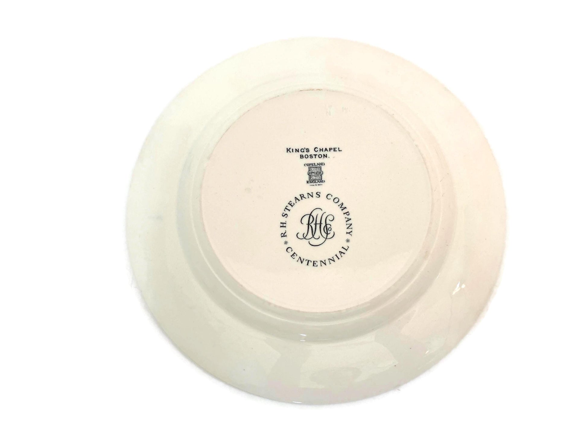 Vintage Boston Kings Chapel Plate by Spode at Duckwells