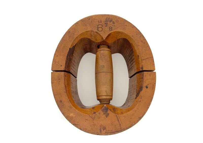 Antique Wood Hat Stretcher, Millinery Hat Making Tool at Duckwells