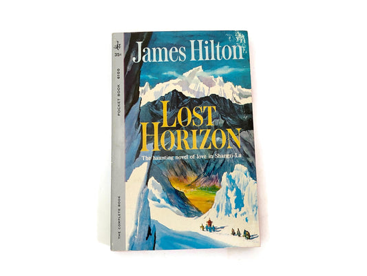 1960's Paperback Book, Lost Horizon by James Hilton