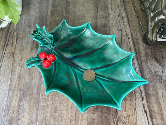 Midcentury Christmas Dish by Lefton