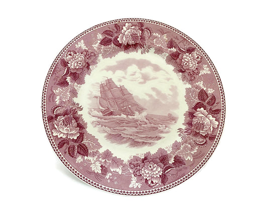 Vintage USS Constitution Wedgwood Souvenir Plate at Duckwells