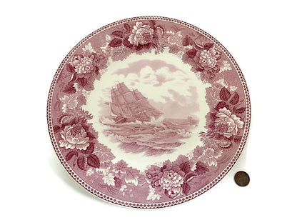 Vintage USS Constitution Wedgwood Souvenir Plate at Duckwells