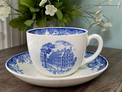 Vintage Harvard University Wedgwood Cup and Saucer at Duckwells