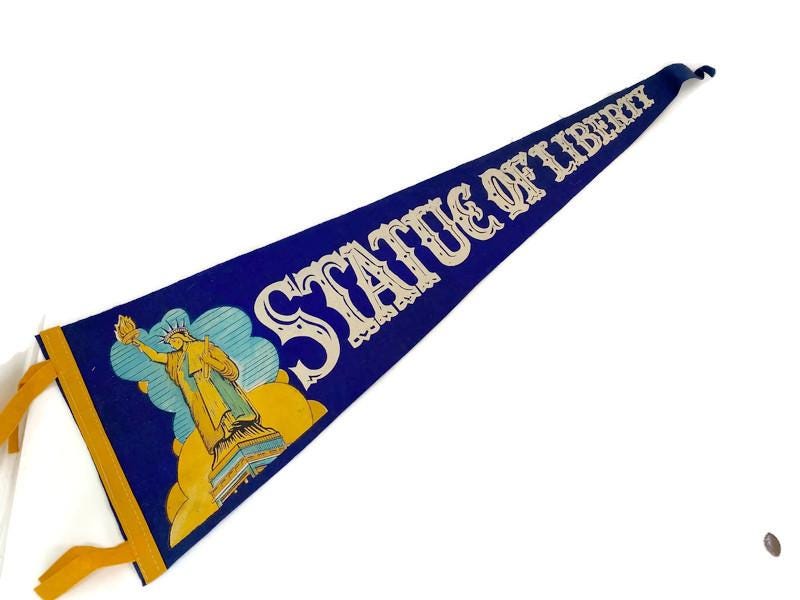 Vintage Statue of Liberty Pennant at Duckwells