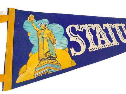 Vintage Statue of Liberty Pennant at Duckwells