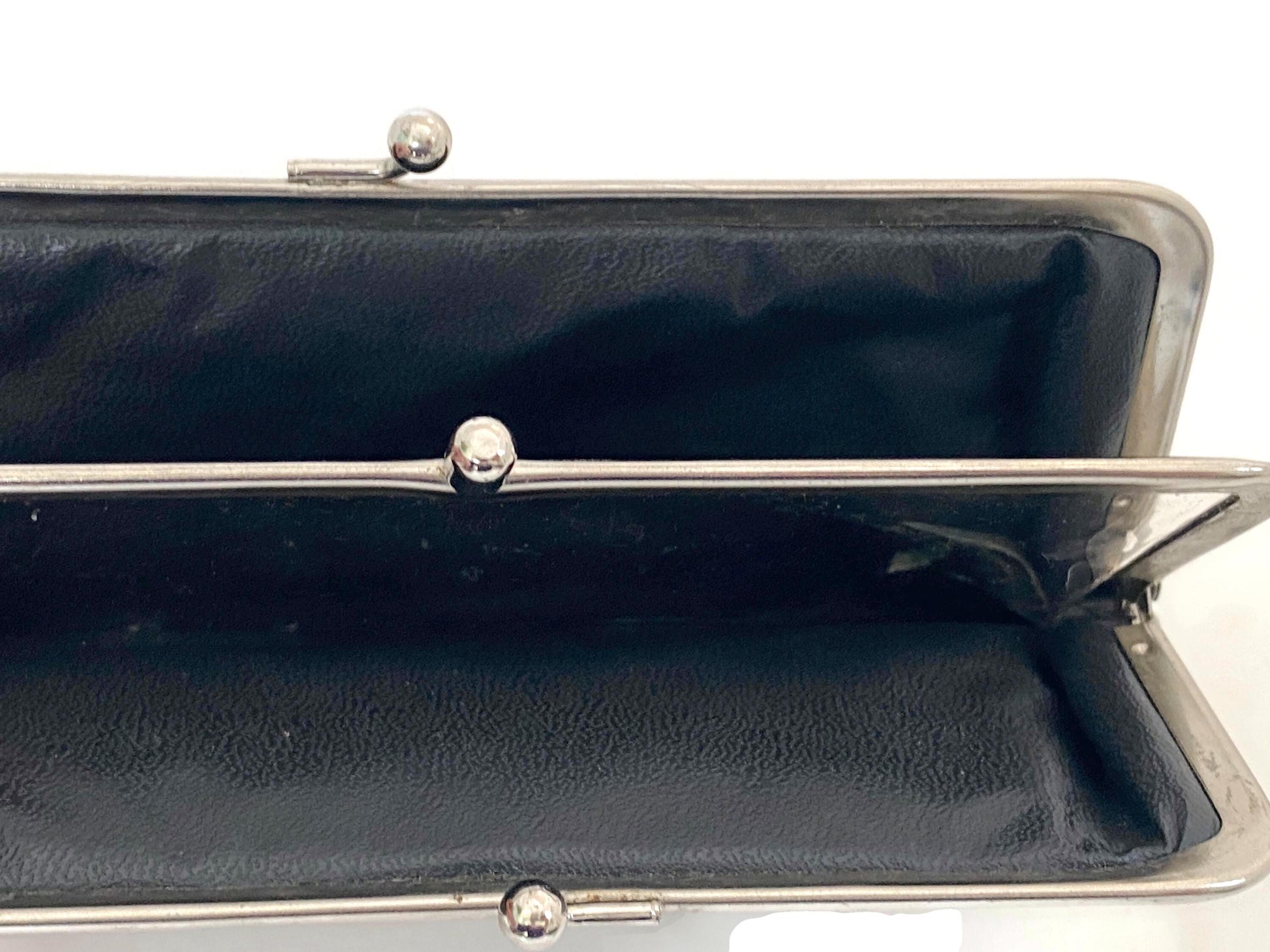 Vintage Whiting & Davis Silver Metal Mesh Clutch Purse at Duckwells