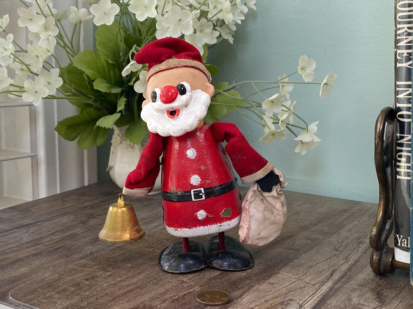 Vintage Santa Claus Toy Wind Up Collectible at Duckwells
