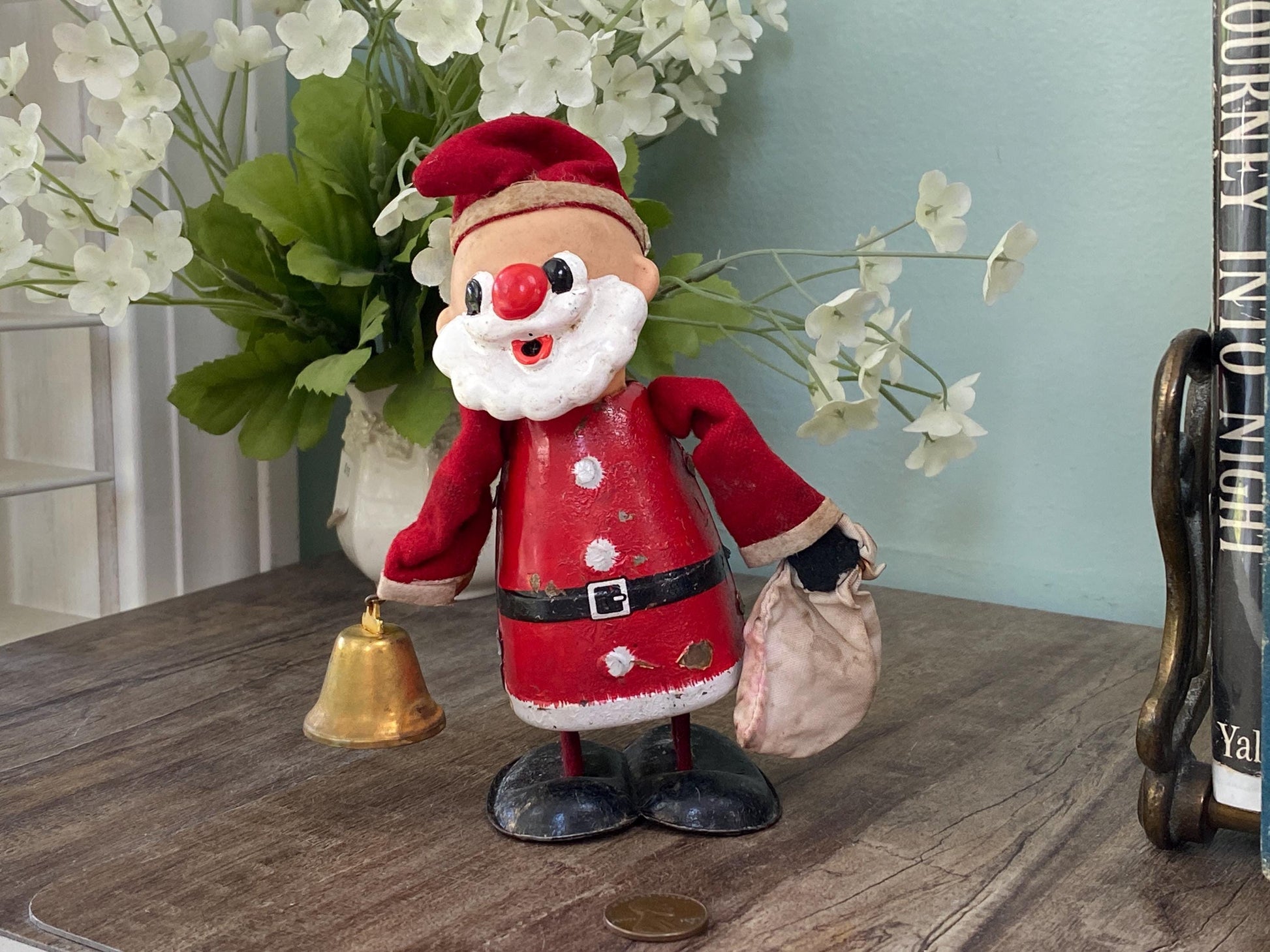 Vintage Santa Claus Toy Wind Up Collectible at Duckwells